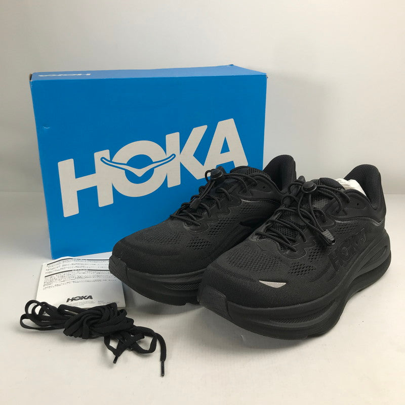 【中古品】【メンズ】 HOKA ONEONE ホカ オネオネ 1162015 BONDI 9 X-WIDE ボンダイ9 スニーカー シューズ 靴 162-260821-mh-03-fuzh サイズ：30cm カラー：ブラック 万代Net店