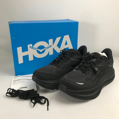 【中古品】【メンズ】 HOKA ONEONE ホカ オネオネ 1162015 BONDI 9 X-WIDE ボンダイ9 スニーカー シューズ 靴 162-260821-mh-03-fuzh サイズ：30cm カラー：ブラック 万代Net店
