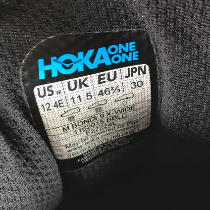 【中古品】【メンズ】 HOKA ONEONE ホカ オネオネ 1162015 BONDI 9 X-WIDE ボンダイ9 スニーカー シューズ 靴 162-260821-mh-03-fuzh サイズ：30cm カラー：ブラック 万代Net店