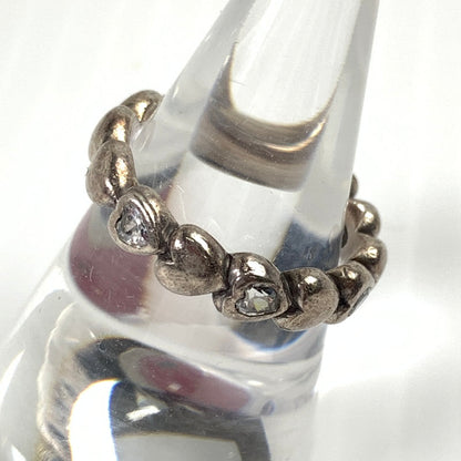 【中古品】【レディース】 SILVER925 RING アクセサリー リング 指輪 ハート ※使用感あり 193-261013-io-18-fuzh サイズ：12 カラー：シルバー925 万代Net店