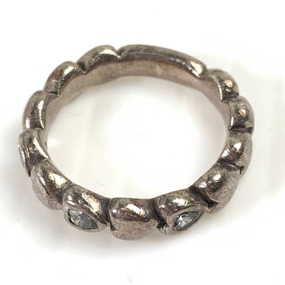 【中古品】【レディース】 SILVER925 RING アクセサリー リング 指輪 ハート ※使用感あり 193-261013-io-18-fuzh サイズ：12 カラー：シルバー925 万代Net店
