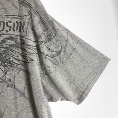 【中古品】【メンズ】 HARLEY DAVIDSON ハーレーダビッドソン Tシャツ カラー GRAY SIZE:2XL 145-260818-ky-07-fuzh 万代Net店