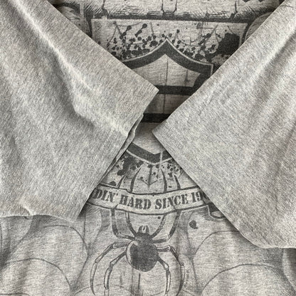 【中古品】【メンズ】 HARLEY DAVIDSON ハーレーダビッドソン Tシャツ カラー GRAY SIZE:2XL 145-260818-ky-07-fuzh 万代Net店