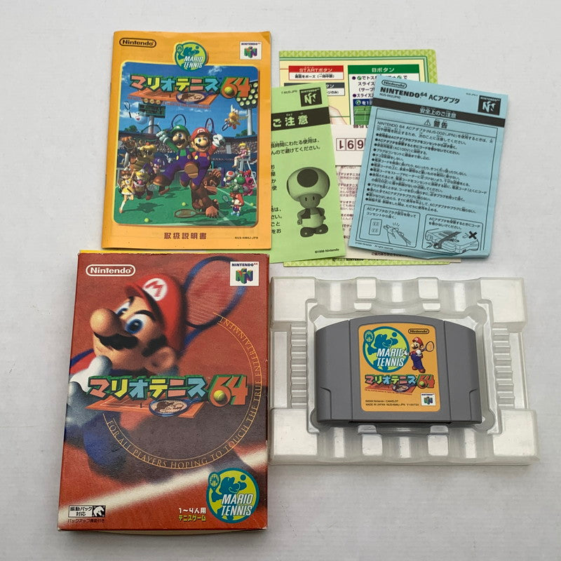 【中古品】 N64 ニンテンドウロクヨン マリオテニス64 ゲームソフト ソフト 任天堂 023-260821-ny-07-fuzh 万代Net店