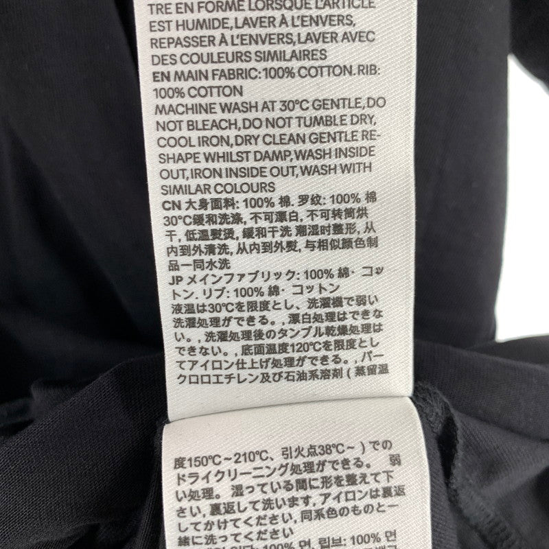 【中古品】【メンズ】 AMI PARIS アミ パリス HTS346.724 LOGO T-SHIRT ロゴTシャツBLACK Aロゴ SIZE:3XL 141-260818-ky-04-fuzh 万代Net店