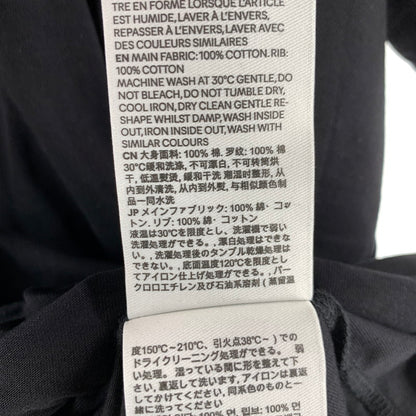 【中古品】【メンズ】 AMI PARIS アミ パリス HTS346.724 LOGO T-SHIRT ロゴTシャツBLACK Aロゴ SIZE:3XL 141-260818-ky-04-fuzh 万代Net店