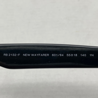 【中古品】【メンズ】 RAYBAN レイバン RB2132-F NEW WAYFARER CLASSIC BLACK SIZE:55ロ18 140 サングラス 203-260820-io-03-fuzh 万代Net店