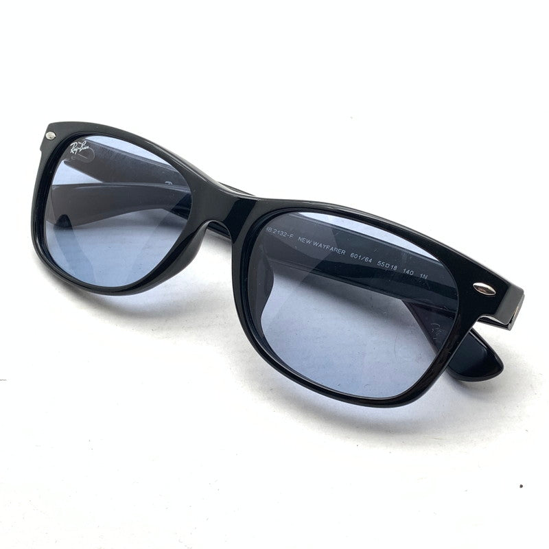 【中古品】【メンズ】 RAYBAN レイバン RB2132-F NEW WAYFARER CLASSIC BLACK SIZE:55ロ18 140 サングラス 203-260820-io-03-fuzh 万代Net店