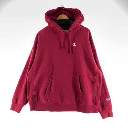 【中古品】【メンズ】 CHAMPION チャンピョン REVERSE WEAVE SWEAT リバースィーブ スェット カラーワインレッド SIZE:1X 148-260818-ky-05-fuzh 万代Net店