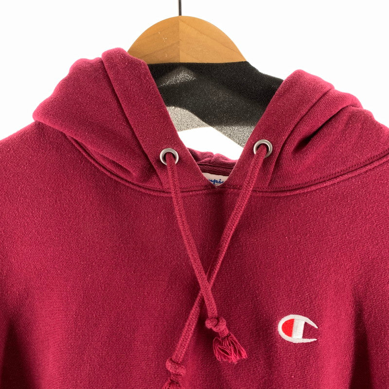 【中古品】【メンズ】 CHAMPION チャンピョン REVERSE WEAVE SWEAT リバースィーブ スェット カラーワインレッド SIZE:1X 148-260818-ky-05-fuzh 万代Net店