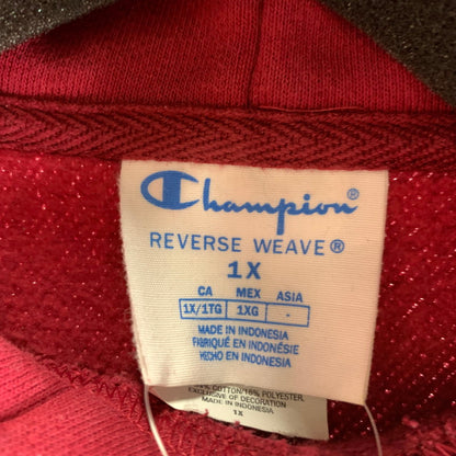 【中古品】【メンズ】 CHAMPION チャンピョン REVERSE WEAVE SWEAT リバースィーブ スェット カラーワインレッド SIZE:1X 148-260818-ky-05-fuzh 万代Net店