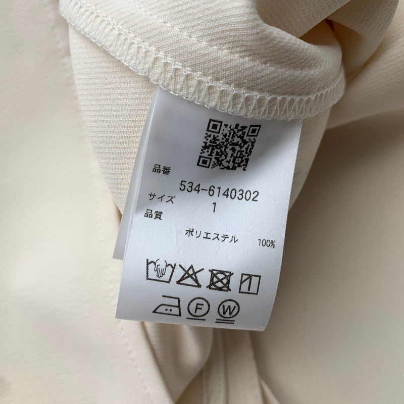 【中古品】【レディース】 LE PHIL ル フィル トリプルクロスノースリワンピース WHITE/SIZE:1 ※汚れあり 170-260909-io-09-fuzh カラー：ホワイト 万代Net店
