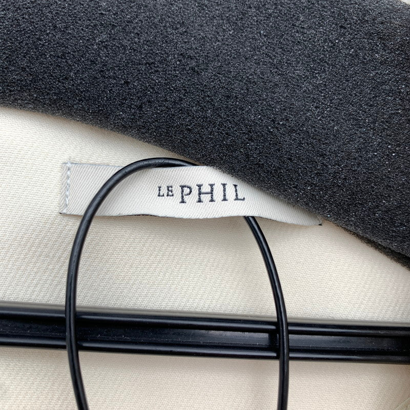 【中古品】【レディース】 LE PHIL ル フィル トリプルクロスノースリワンピース WHITE/SIZE:1 ※汚れあり 170-260909-io-09-fuzh カラー：ホワイト 万代Net店