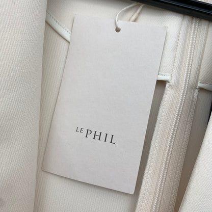 【中古品】【レディース】 LE PHIL ル フィル トリプルクロスノースリワンピース WHITE/SIZE:1 ※汚れあり 170-260909-io-09-fuzh カラー：ホワイト 万代Net店