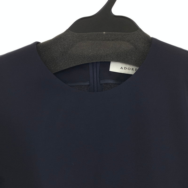 【中古品】【レディース】 ADORE アドーア ドライタッチツイルブラウス カラーNAVY SIZE:38 170-260925-ky-09-fuzh 万代Net店