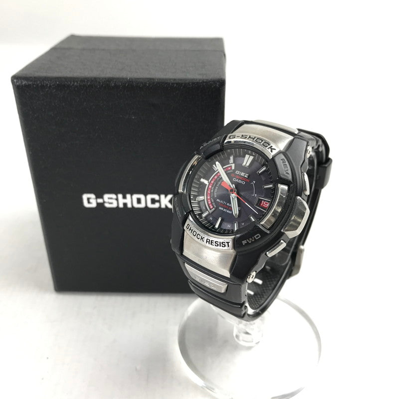 【中古品】【メンズ】 G-SHOCK Gショック GS-1200 腕時計 カラーBLACK 電波ソーラー 箱有 時計 腕時計 196-260820-ky-07-fuzh 万代Net店