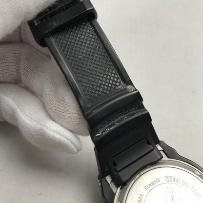 【中古品】【メンズ】 G-SHOCK Gショック GS-1200 腕時計 カラーBLACK 電波ソーラー 箱有 時計 腕時計 196-260820-ky-07-fuzh 万代Net店