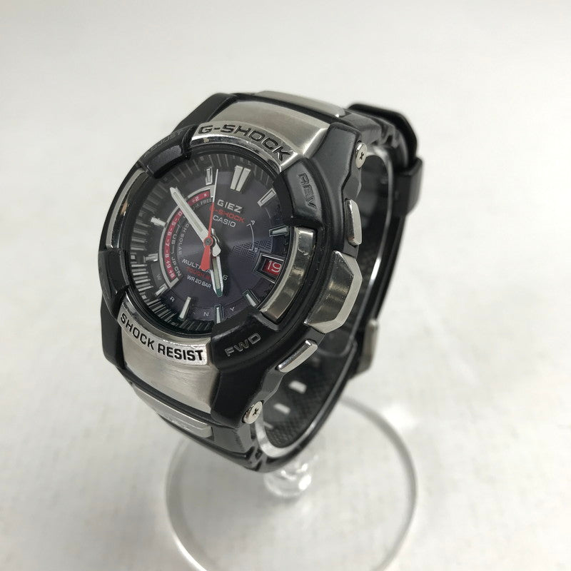 【中古品】【メンズ】 G-SHOCK Gショック GS-1200 腕時計 カラーBLACK 電波ソーラー 箱有 時計 腕時計 196-260820-ky-07-fuzh 万代Net店