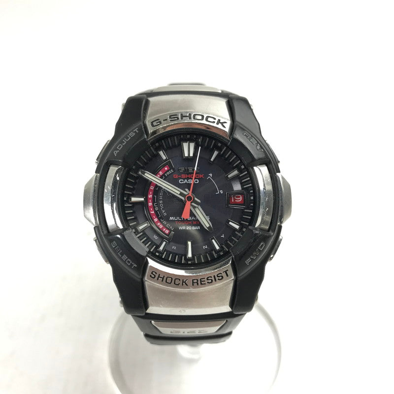 【中古品】【メンズ】 G-SHOCK Gショック GS-1200 腕時計 カラーBLACK 電波ソーラー 箱有 時計 腕時計 196-260820-ky-07-fuzh 万代Net店