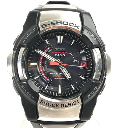【中古品】【メンズ】 G-SHOCK Gショック GS-1200 腕時計 カラーBLACK 電波ソーラー 箱有 時計 腕時計 196-260820-ky-07-fuzh 万代Net店