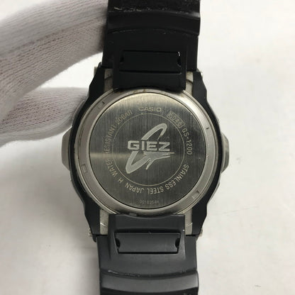 【中古品】【メンズ】 G-SHOCK Gショック GS-1200 腕時計 カラーBLACK 電波ソーラー 箱有 時計 腕時計 196-260820-ky-07-fuzh 万代Net店