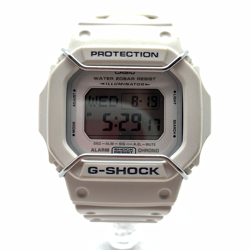 【中古品】【メンズ】 G-SHOCK DW-D5600P 腕時計 WHITE クォーツ 本体のみ ※汚れ.使用感有 時計 196-260820-io-01-fuzh 万代Net店