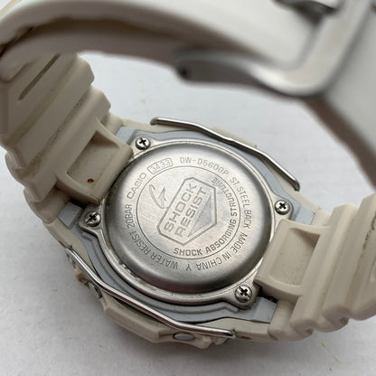 【中古品】【メンズ】 G-SHOCK DW-D5600P 腕時計 WHITE クォーツ 本体のみ ※汚れ.使用感有 時計 196-260820-io-01-fuzh 万代Net店