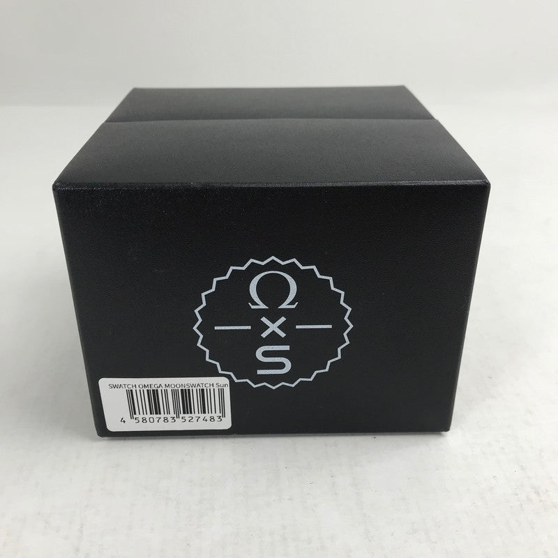 【中古品】【メンズ】 OMEGA×SWATCH オメガ × スォッチ MISSION TO THE SUN カラー YELLOW.WHITE 説明書.箱付属 スリーブ欠品 時計 197-260820-ky-05-fuzh 万代Net店