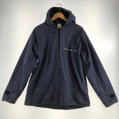 【中古品】【メンズ】 KAVU カブー フーデッドバッファロージャケット アクティブジャケット パーカー 古着 144-260913-nm-04-fuzh サイズ：M カラー：ネイビー 万代Net店