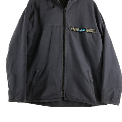 【中古品】【メンズ】 KAVU カブー フーデッドバッファロージャケット アクティブジャケット パーカー 古着 144-260913-nm-04-fuzh サイズ：M カラー：ネイビー 万代Net店