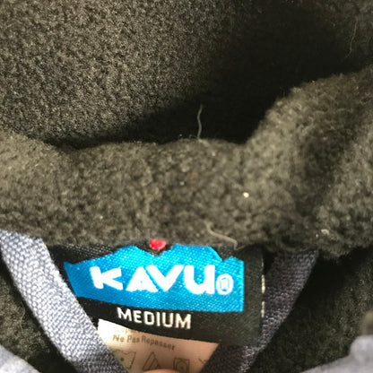 【中古品】【メンズ】 KAVU カブー フーデッドバッファロージャケット アクティブジャケット パーカー 古着 144-260913-nm-04-fuzh サイズ：M カラー：ネイビー 万代Net店