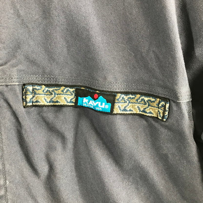 【中古品】【メンズ】 KAVU カブー フーデッドバッファロージャケット アクティブジャケット パーカー 古着 144-260913-nm-04-fuzh サイズ：M カラー：ネイビー 万代Net店