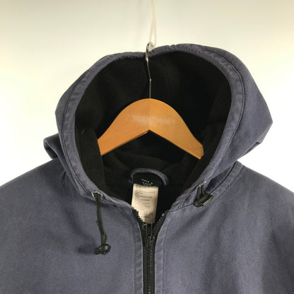 【中古品】【メンズ】 KAVU カブー フーデッドバッファロージャケット アクティブジャケット パーカー 古着 144-260913-nm-04-fuzh サイズ：M カラー：ネイビー 万代Net店
