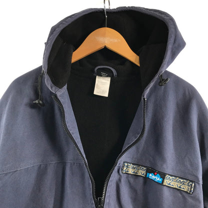【中古品】【メンズ】 KAVU カブー フーデッドバッファロージャケット アクティブジャケット パーカー 古着 144-260913-nm-04-fuzh サイズ：M カラー：ネイビー 万代Net店