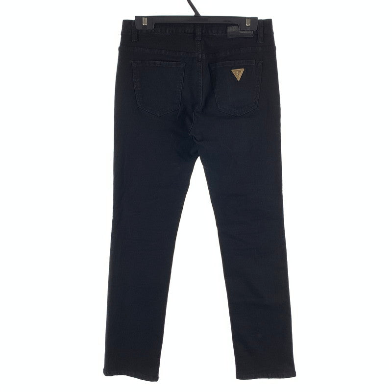 【中古品】【メンズ】 GUESS ゲス パンツ ボトムス ブランド 古着 152-260926-gm-04-fuzh サイズ：78 カラー：ブラック 万代Net店