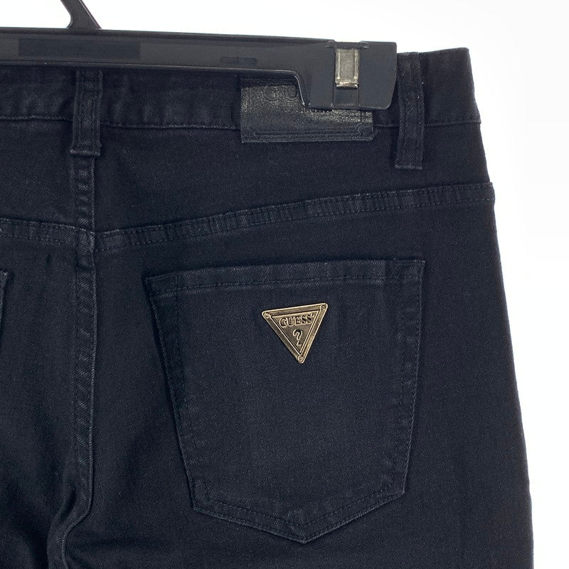 【中古品】【メンズ】 GUESS ゲス パンツ ボトムス ブランド 古着 152-260926-gm-04-fuzh サイズ：78 カラー：ブラック 万代Net店