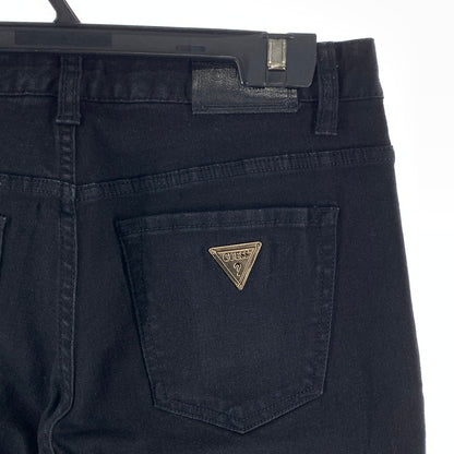 【中古品】【メンズ】 GUESS ゲス パンツ ボトムス ブランド 古着 152-260926-gm-04-fuzh サイズ：78 カラー：ブラック 万代Net店