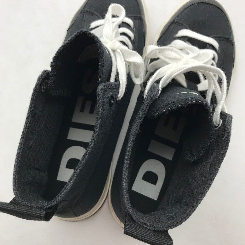【中古品】【メンズ】 DIESEL ディーゼル ハイカットスニーカー カラーBLACK SIZE:28.0㎝ 本体のみ スニーカー 靴 163-260820-ky-02-fuzh 万代Net店