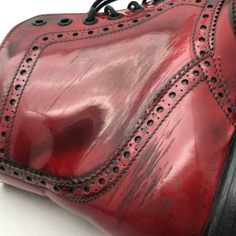 【中古品】【メンズ】 ROSSO ARTIGIANO ロッソ・アルティジャーノ ウィングチップブーツ カラー RED SIZE:42 ※本体のみ 靴 164-260820-ky-01-fuzh 万代Net店