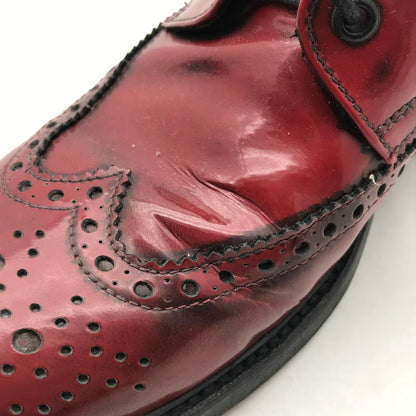【中古品】【メンズ】 ROSSO ARTIGIANO ロッソ・アルティジャーノ ウィングチップブーツ カラー RED SIZE:42 ※本体のみ 靴 164-260820-ky-01-fuzh 万代Net店