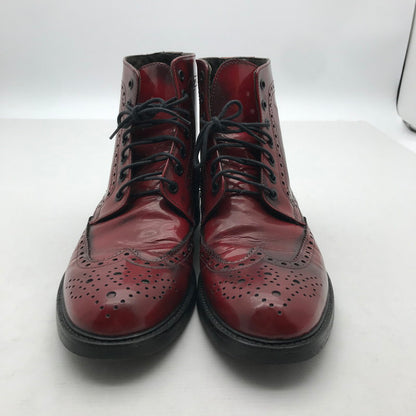 【中古品】【メンズ】 ROSSO ARTIGIANO ロッソ・アルティジャーノ ウィングチップブーツ カラー RED SIZE:42 ※本体のみ 靴 164-260820-ky-01-fuzh 万代Net店