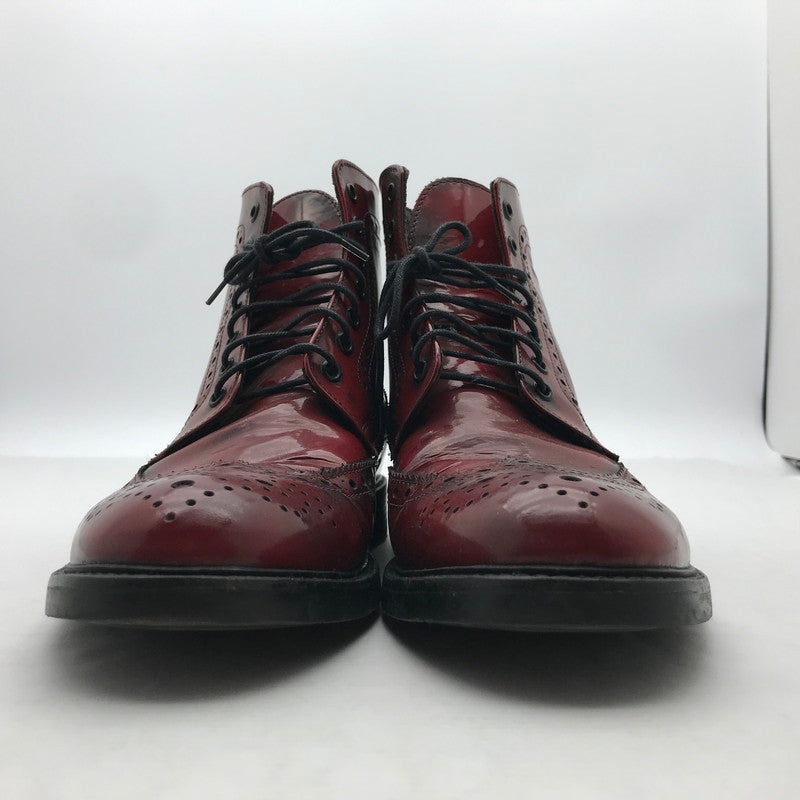 【中古品】【メンズ】 ROSSO ARTIGIANO ロッソ・アルティジャーノ ウィングチップブーツ カラー RED SIZE:42 ※本体のみ 靴 164-260820-ky-01-fuzh 万代Net店