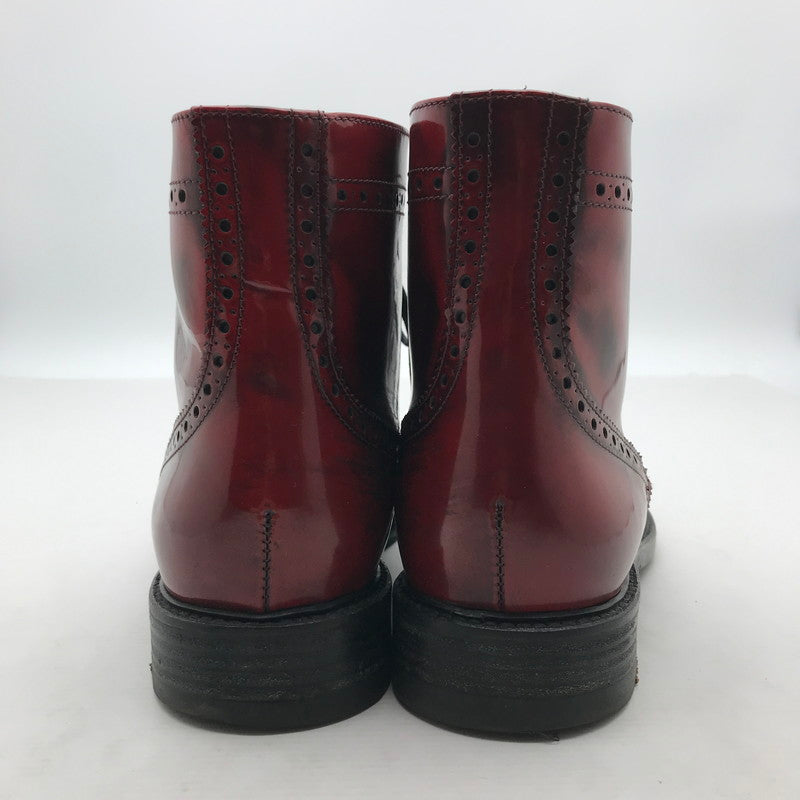 【中古品】【メンズ】 ROSSO ARTIGIANO ロッソ・アルティジャーノ ウィングチップブーツ カラー RED SIZE:42 ※本体のみ 靴 164-260820-ky-01-fuzh 万代Net店