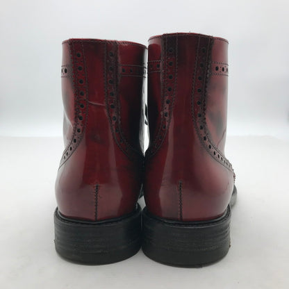 【中古品】【メンズ】 ROSSO ARTIGIANO ロッソ・アルティジャーノ ウィングチップブーツ カラー RED SIZE:42 ※本体のみ 靴 164-260820-ky-01-fuzh 万代Net店