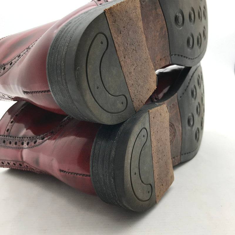 【中古品】【メンズ】 ROSSO ARTIGIANO ロッソ・アルティジャーノ ウィングチップブーツ カラー RED SIZE:42 ※本体のみ 靴 164-260820-ky-01-fuzh 万代Net店