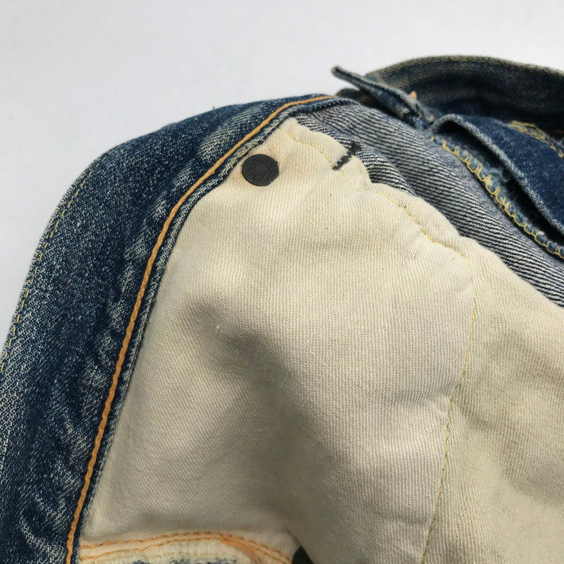 【中古品】【メンズ】 LEVI`S 50`S 501XX リーバイス オフセットセンターループ フロントVステッチ ボタン裏ドット刻印 セルビッジ裏シングル INDIGO SIZE:平置き46cm デニムパンツ 156-260820-io-04-fuzh 万代Net店