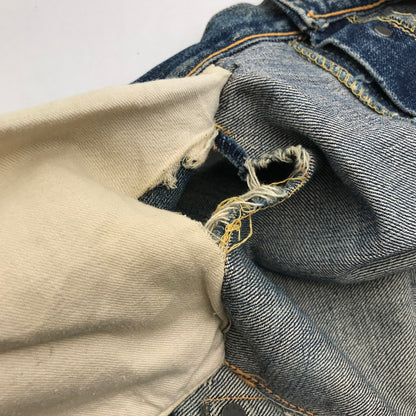 【中古品】【メンズ】 LEVI`S 50`S 501XX リーバイス オフセットセンターループ フロントVステッチ ボタン裏ドット刻印 セルビッジ裏シングル INDIGO SIZE:平置き46cm デニムパンツ 156-260820-io-04-fuzh 万代Net店