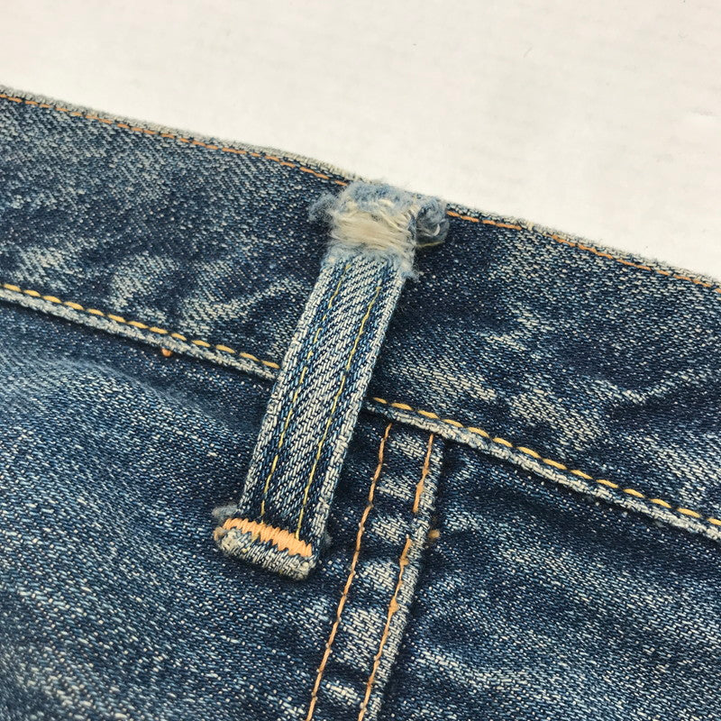 【中古品】【メンズ】 LEVI`S 50`S 501XX リーバイス オフセットセンターループ フロントVステッチ ボタン裏ドット刻印 セルビッジ裏シングル INDIGO SIZE:平置き46cm デニムパンツ 156-260820-io-04-fuzh 万代Net店