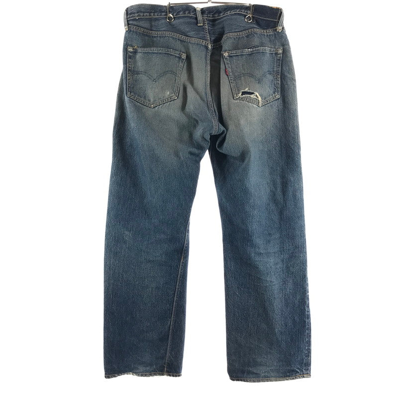 【中古品】【メンズ】 LEVI`S 50`S 501XX リーバイス オフセットセンターループ フロントVステッチ ボタン裏ドット刻印 セルビッジ裏シングル INDIGO SIZE:平置き46cm デニムパンツ 156-260820-io-04-fuzh 万代Net店