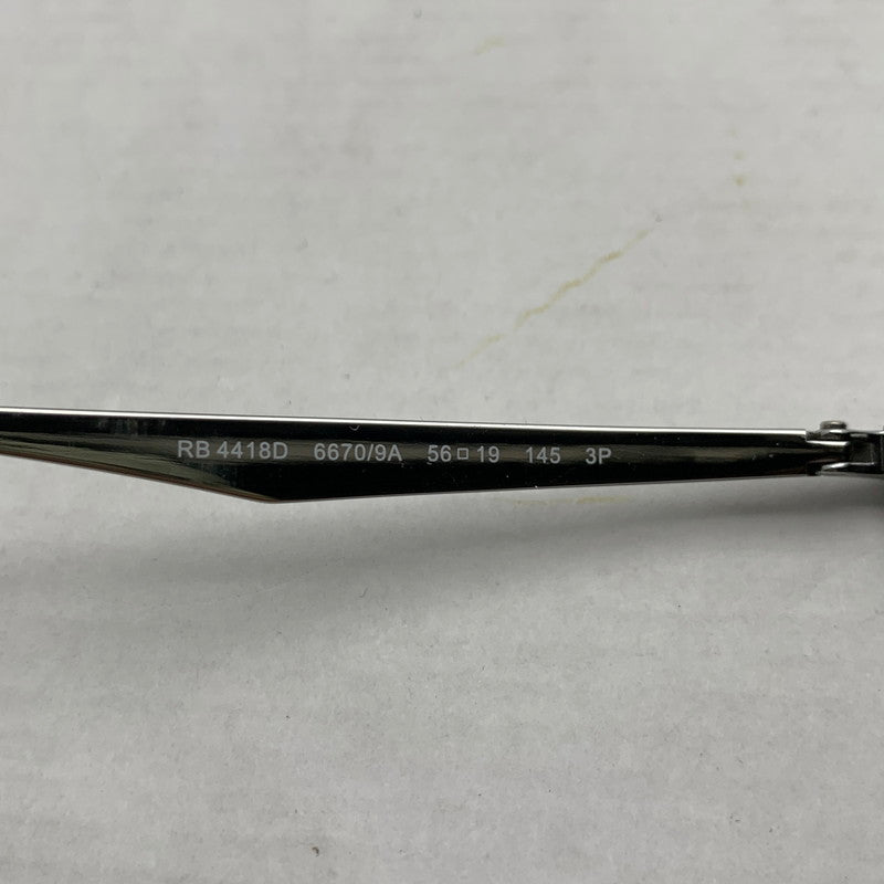【中古品】【メンズ】 RAYBAN レイバン RB4418D SUNGLASSES サングラス BLACK ケース有 ※キズ・使用感・両側金具緩め・ケース破損あり 203-260823-io-06-fuzh 万代Net店